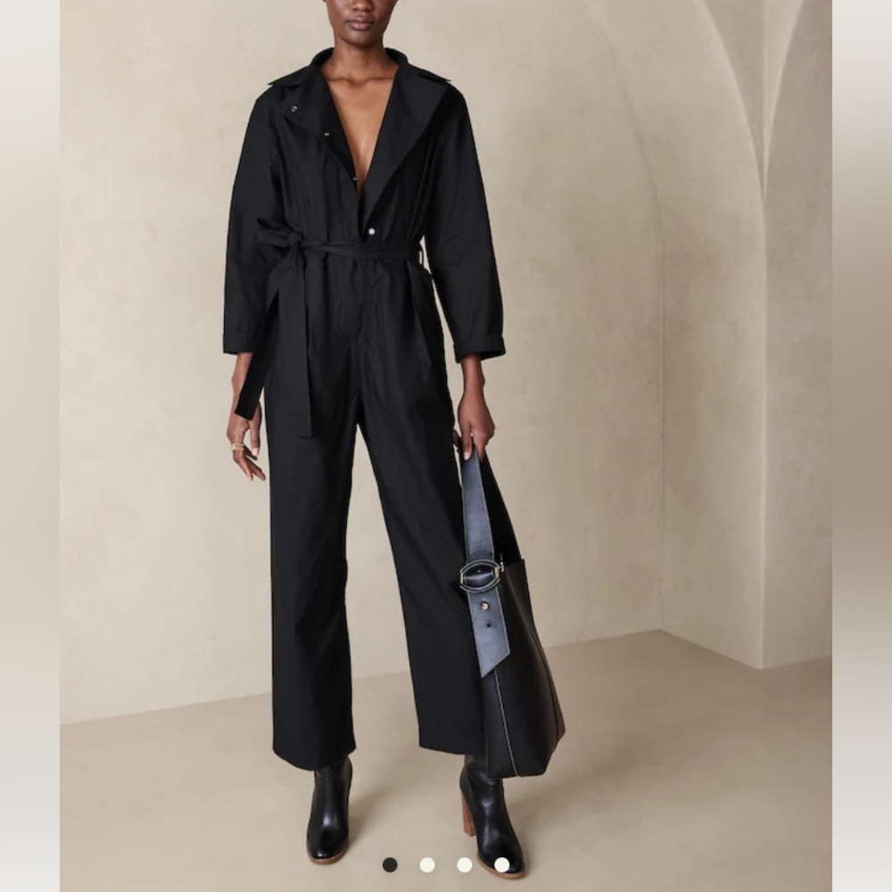 Banana Republic Poplin Utility Jumpsuit